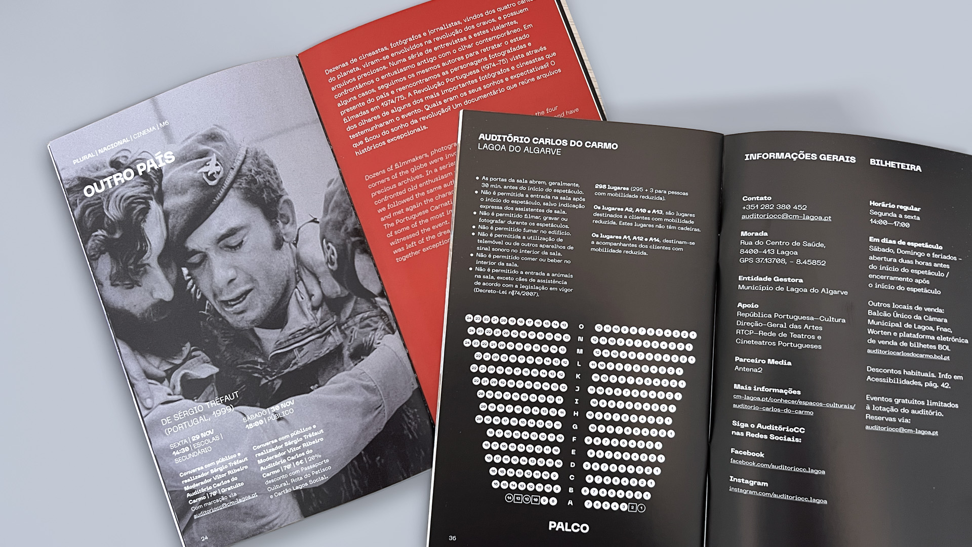 Visual identity for Carlos do Carmo Auditorium